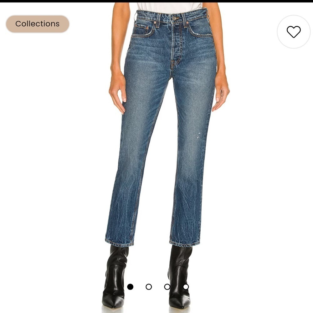 GRLFRND Karolina high rise straight size 25